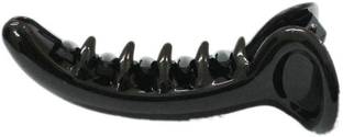 Maahal Women's Plastic Banana Medium Hair Clutcher (Black) Hair Claw