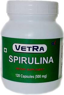 vetra Spirulina Capsules - 120 capsules