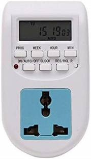 Techtest Digital Timing Socket Al-06 Plug in Timer ,Time Clock Timer Socket Indoor Plug-In Electronic Timer Switch