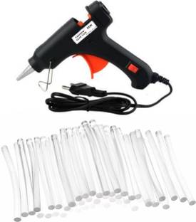 FADMAN 20W BLACK MINI HOT MELT GLUE GUN WITH 50 HOT MELT GLUE STICKS Standard Temperature Corded Glue Gun
