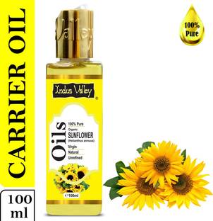 Indus Valley 100% Pure Sunflower Carrier Oil - For Aromatherapy