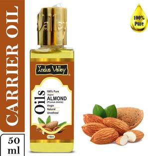 Indus Valley 100% Virgin Almond Carrier Oil - Best for Healthy Hair and Skin