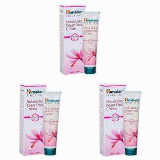 HIMALAYA Natural Glow Kesar Face Cream 50g (pack of 3)