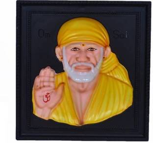 S A Gifts 3D Sai Baba Photo Frame Religious Frame