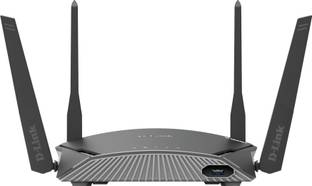 D-Link DIR-1960 Wireless Router 2.4 GHz, 5 GHz 1900 Mbps Wifi Speed Dual Band External Antenna Ethernet (Cable Broadband)