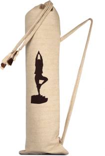 Aakrutii Eco Friendly (Vrikshasana) Tree Pose Cotton Yoga Mat Bag / Exercise Mat Cover