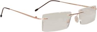 PETER JONES Rimless (+1.00) Rectangle Reading Glasses