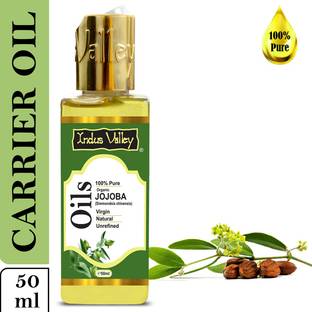 Indus Valley 100% Pure Jojoba Carrier Oil - For Skin, Hair and Health