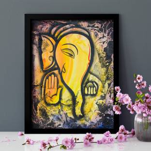 Painting Mantra Religious Art Prints Canvas 17 inch x 13 inch Painting