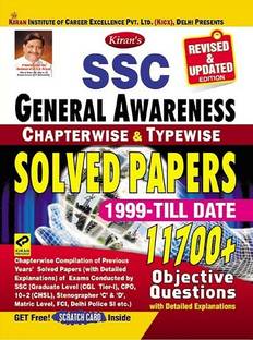 Kiran Ssc General Awareness Chapterwise & Typewise Solved Papers 1999 Till Date