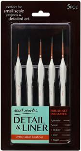 Mont Marte Detail & Liner Taklon Brush Set