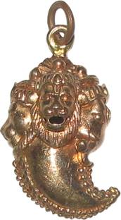 SUBHASHINI Panchalogam Trimurthi Hanuman Ganesh Narasimha Nail Pendant Panchaloha Ganapathi Narasimhar Anjaneyar Kavach (5 Metals Panchadhatu Locket) Metal Pendant
