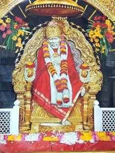 Shirdi Sai Baba Wall Poster/Wall Paper/Wall Sticker Without Frame for Home Decor Paper Print