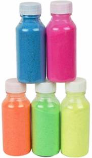 teetos Pack of 5 Rangoli Powder