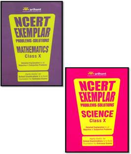 Arihant Cbse Class-10 Exemplar Problems-Solutions 2-Books Set (Maths. + Science.)