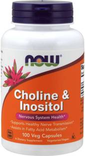 Now Foods Choline and Inositol 500 G, 100 Capsules