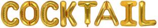 De-Ultimate Solid Golden Color Popular And Trending Name Balloon