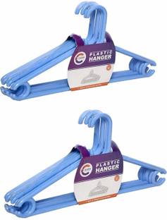 Clastik Plastic Shirt Pack of 12 Hangers For  Shirt