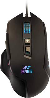 Ant Esports GM300 RGB Gaming  Mouse with Optical Sensor Wired Ambidextrous Optical  Gaming Mouse