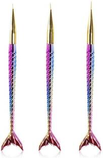 SHIVEXIM 11Brush-White Stripes Fishtail Style