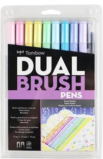 Tombow Tombow Dual Brush Pen art markers set of 10 Shades - Pastel shades Calligraphy