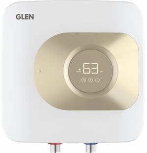 Glen 7055 Square Water Heater 15L Digi 15 L Storage Water Geyser