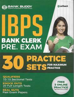30 Practice Sets IBPS Bank Clerk Pre Exam 2019
