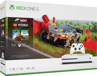 MICROSOFT Xbox One S 1 TB with Forza Horizon 4, LEGO Speed Champions