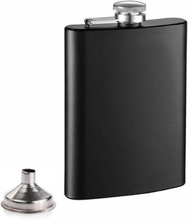 play run Flasks™ for Liquor for Men, Stainless Steel Flasks For Liquor, Hip Flasks Leak Proof Tested Pocket Flask Black 8 oz Durable Construction Flask and Funnel Set, Flasks for Liquor for Women Leak Proof - Our flasks for liquor for women with screw-cap seals 100% tightly and quality controlled to make sure that no drinks like, whisky, wine, Hip Flask