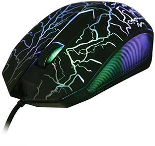LipiWorld LED Adjustable USB Wired Optical Gaming Mice Mouse Wired Optical  Gaming Mouse