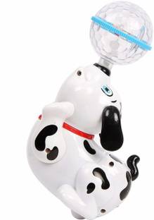 YATRI Battery Operated Dancing Dog Toy with Reflected 3D Lights and Music