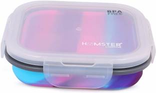 hamster london Expandable & Collapsible Bento Box Silicone 1 Containers Lunch Box