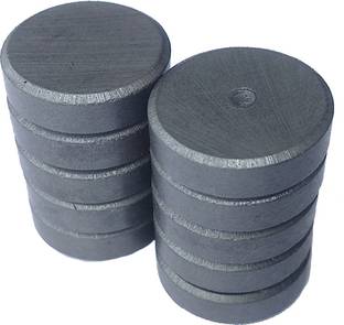 Lifekrafts Round Ceramic,Ferrite Magnets for hobbies Multipurpose Office Magnets, Fridge Magnet, Photo Gallery Magnets Pack of 10