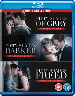 Fifty Shades Trilogy - Includes full Theatrical & Extended versions of Fifty Shades of Grey + Fifty Shades Darker + Fifty Shades Freed (Region Free Blu-ray | UK Import | No Slipcase)
