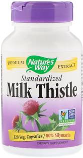 Nature's Way Milk Thistle, Standardized, 120 Veg. Capsules