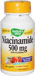 Nature's Way Niacinamide, 500 mg, 100 Capsules