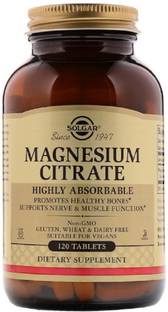 Solgar Magnesium Citrate, 120 Tablets