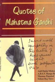 Quotes of Mahatma Gandhi 1st Edition