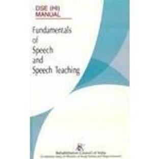 DSE (HI)Manual fundamentals of speech and speech teaching 01 Edition
