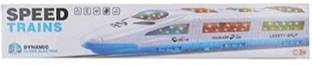 HATELLO Emu Speed Train For Kids With 3D Lights & Music (Multicolor) (White)