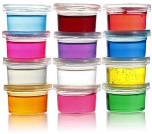 SM Scented 5D Slime Putty Ultra Crystal Clear with molds inside Multicolor Putty Toy
