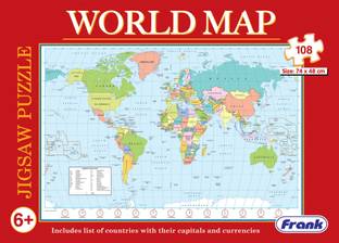 Frank World Map Puzzle