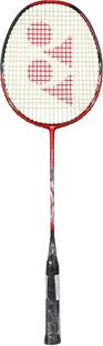 Yonex Nanoflare Drive Red Black Strung Badminton Racquet (with Sonic Flare System Tension: 28 Lbs)
