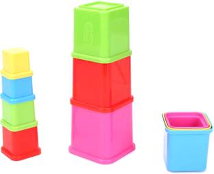 ARNIYAVALA Build Up Cube Stackers - 10 Pieces