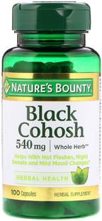 Nature's Bounty Black Cohosh, 540 mg, 100 Capsules