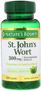 Nature's Bounty St. John's Wort, 300 mg, 100 Capsules