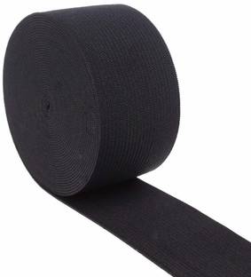 PARTIKSHIT ENTERPRISES Knitted Black Elastic