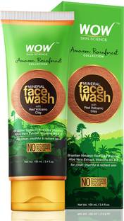 WOW SKIN SCIENCE Rainforest Collection - Mineral  with Red Volcanic Clay Face Wash