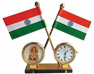 Ramanta India Double Sided Wind Car Dashboard Flag