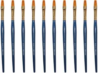 Maped Colour Peps Synthetic Flat Paint Brush - 10 Pieces (Sizes 4)